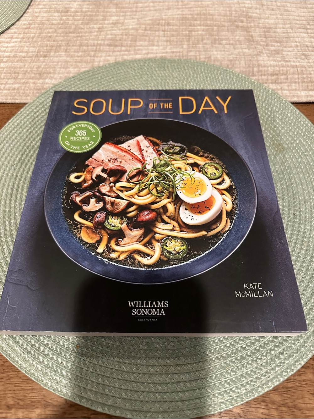 Williams Sonoma 'Soup of the Day' Cookbook - Navy Cover